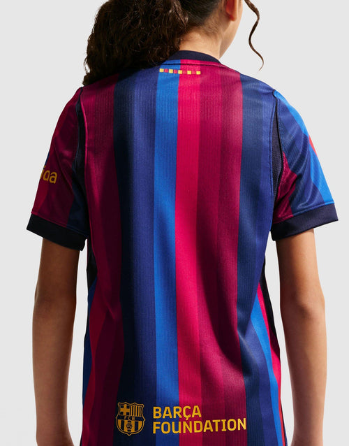 FC Barcelona 2026/27 Stadium Home Dri-FIT Soccer Replica Jersey Junior's