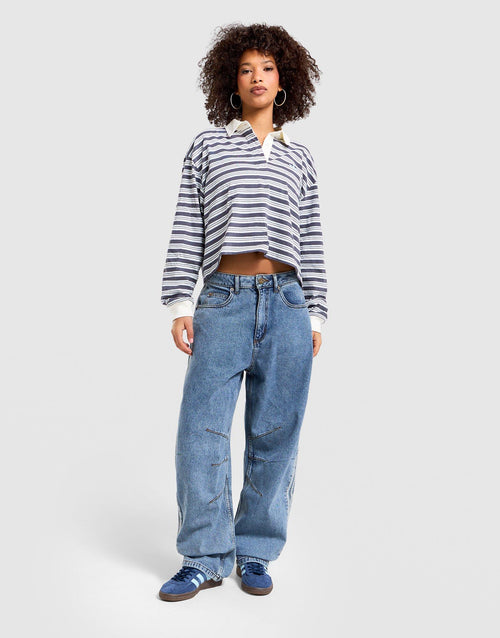 Barrel Leg Denim Jeans