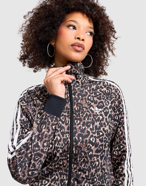 Firebird All Over Leopard Print Track Top