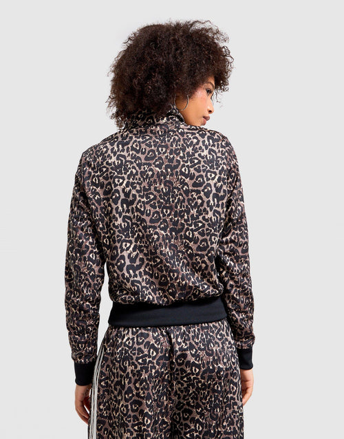Firebird All Over Leopard Print Track Top