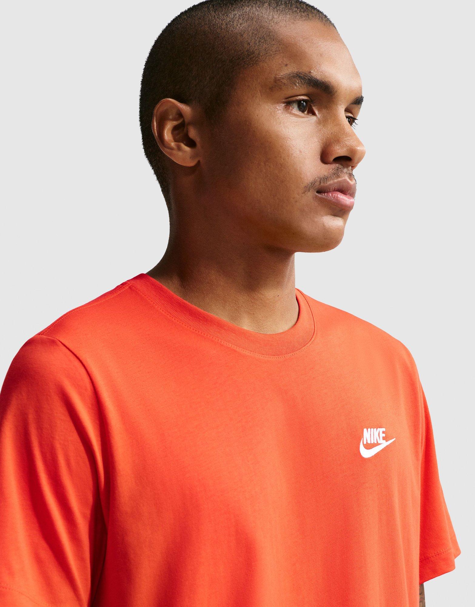 orange nike tee