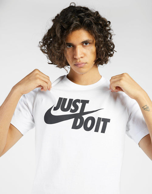 White Nike Just Do It T-Shirt JD Sports Malaysia