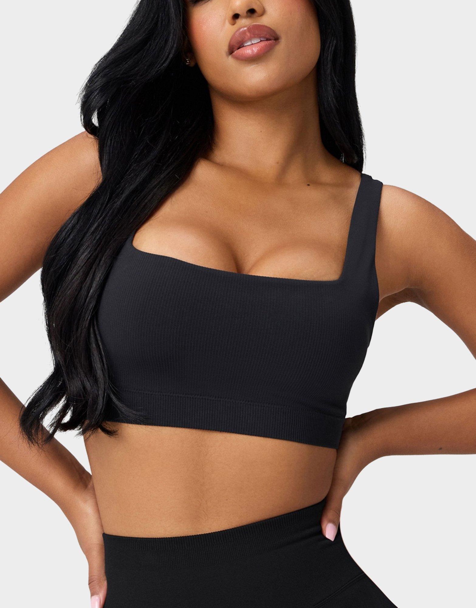 Silk Seamless Scoop Neck Low Impact Bra