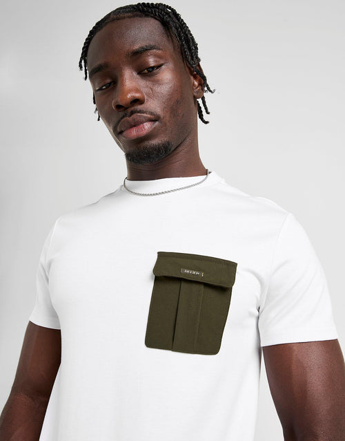 Woven Pocket T-Shirt