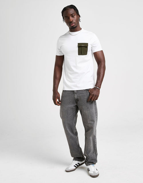 Woven Pocket T-Shirt