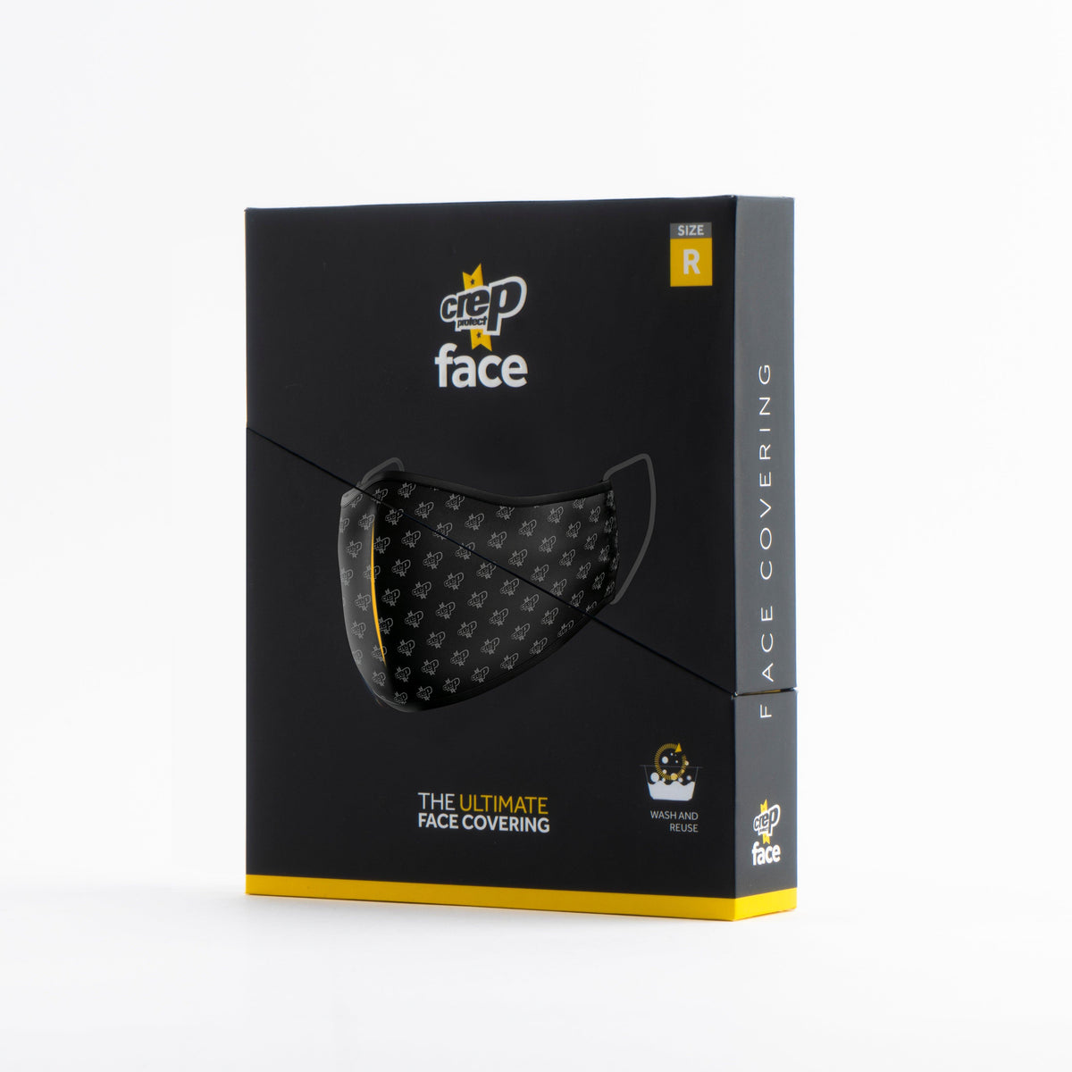 Black Crep Protect Monogram Face Mask - Large - JD Sports Malaysia