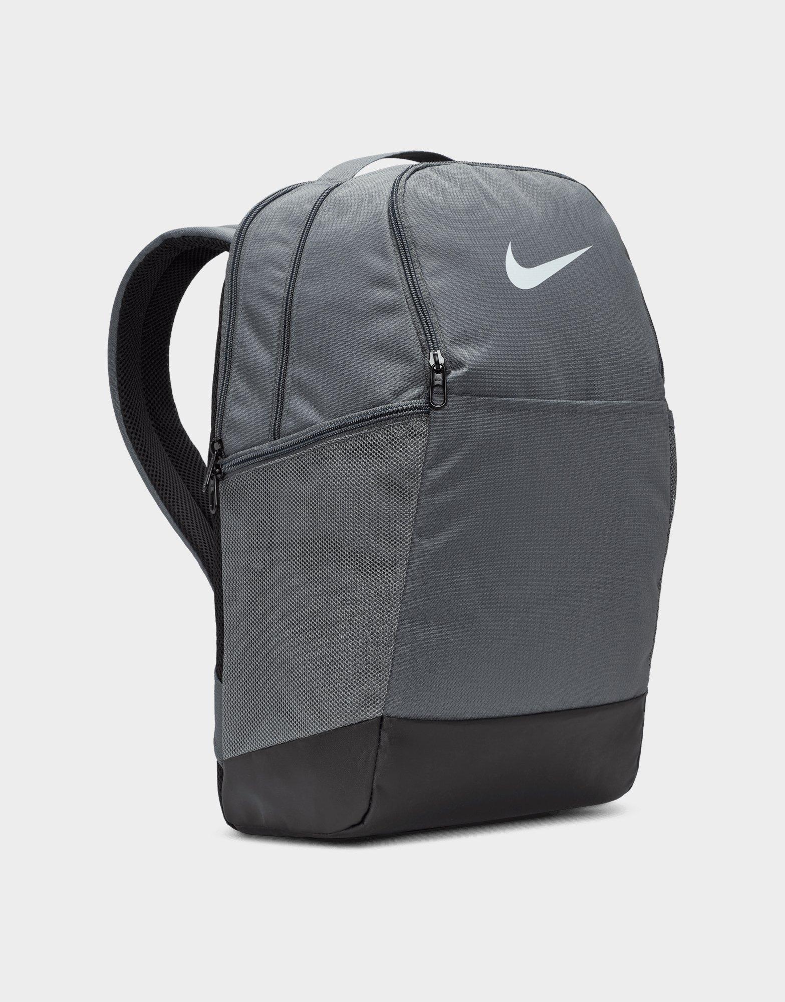 grey nike brasilia backpack