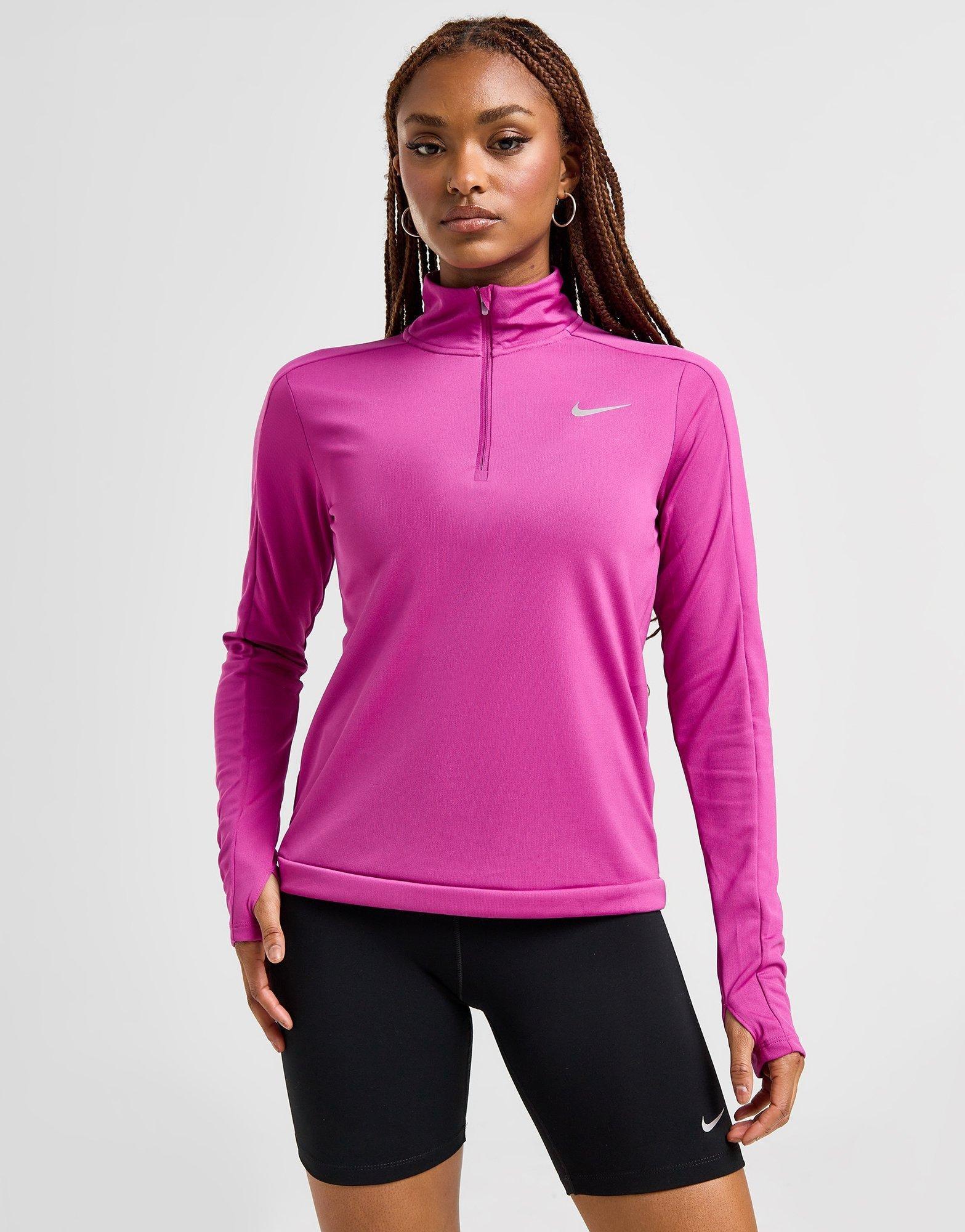 nike women's pacer top half zip
