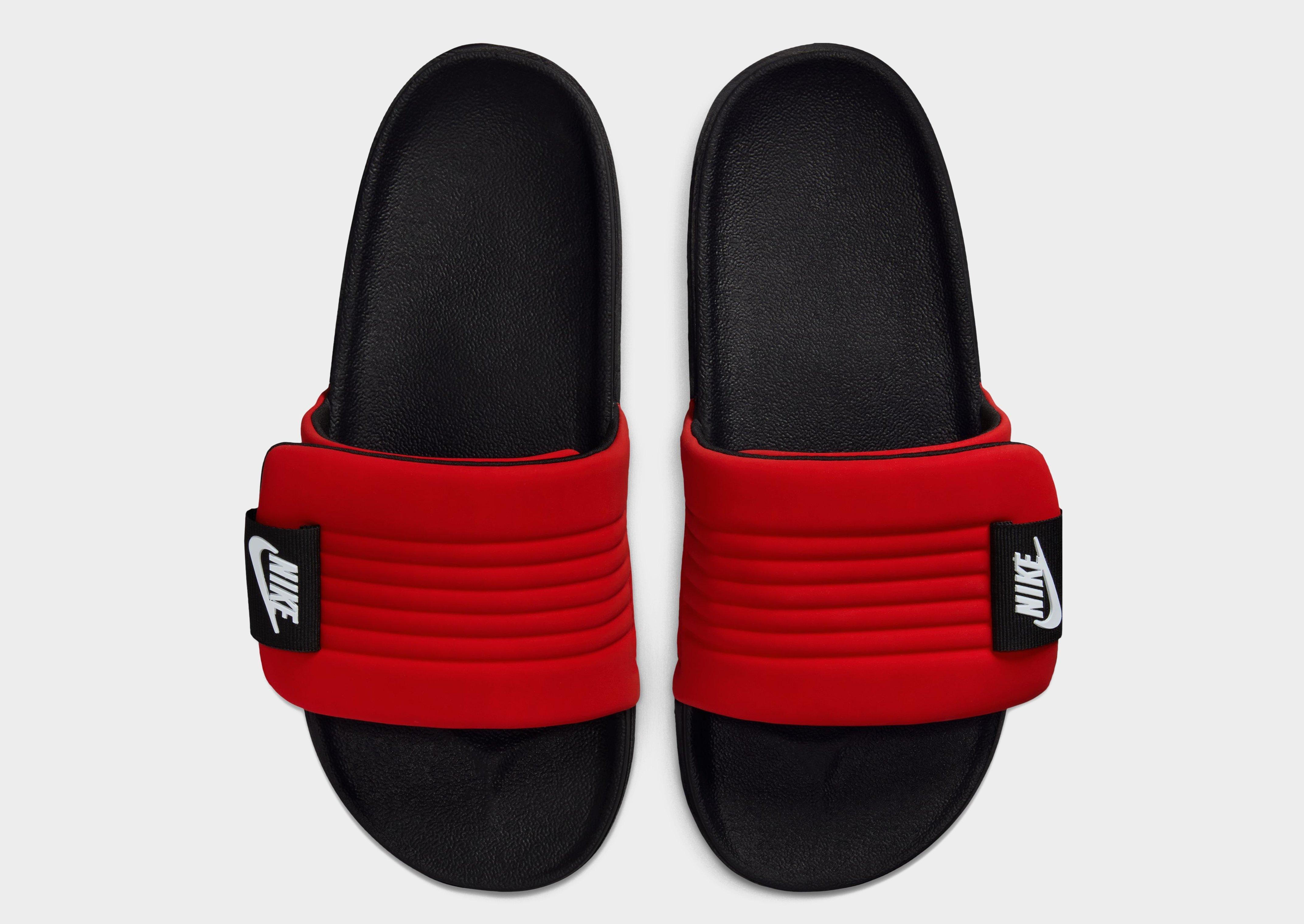 nike off court slides red