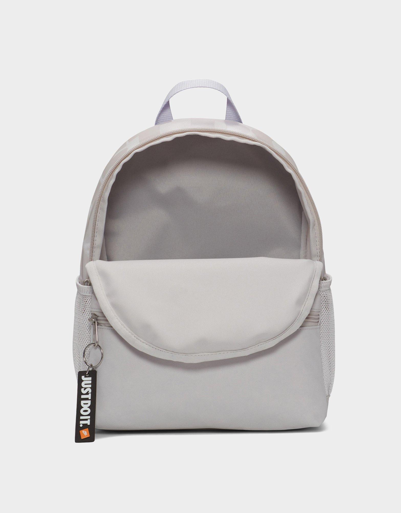nike mini just do it backpack in grey