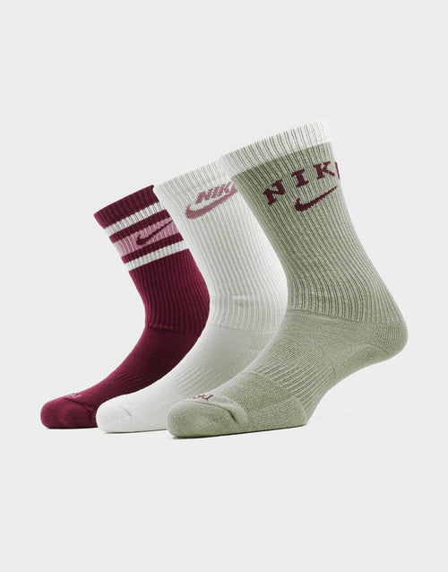 Multi Nike Everyday Plus Cushioned Crew Socks (3 Pairs) JD