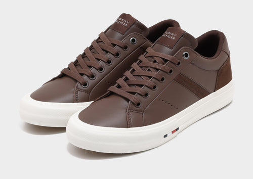 High Vulcanized Leather Street Sneakers