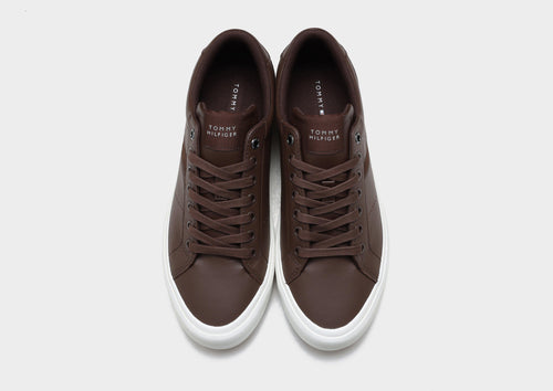 High Vulcanized Leather Street Sneakers