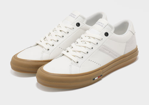 High Vulcanized Leather Street Sneakers