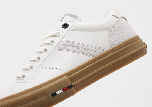 High Vulcanized Leather Street Sneakers