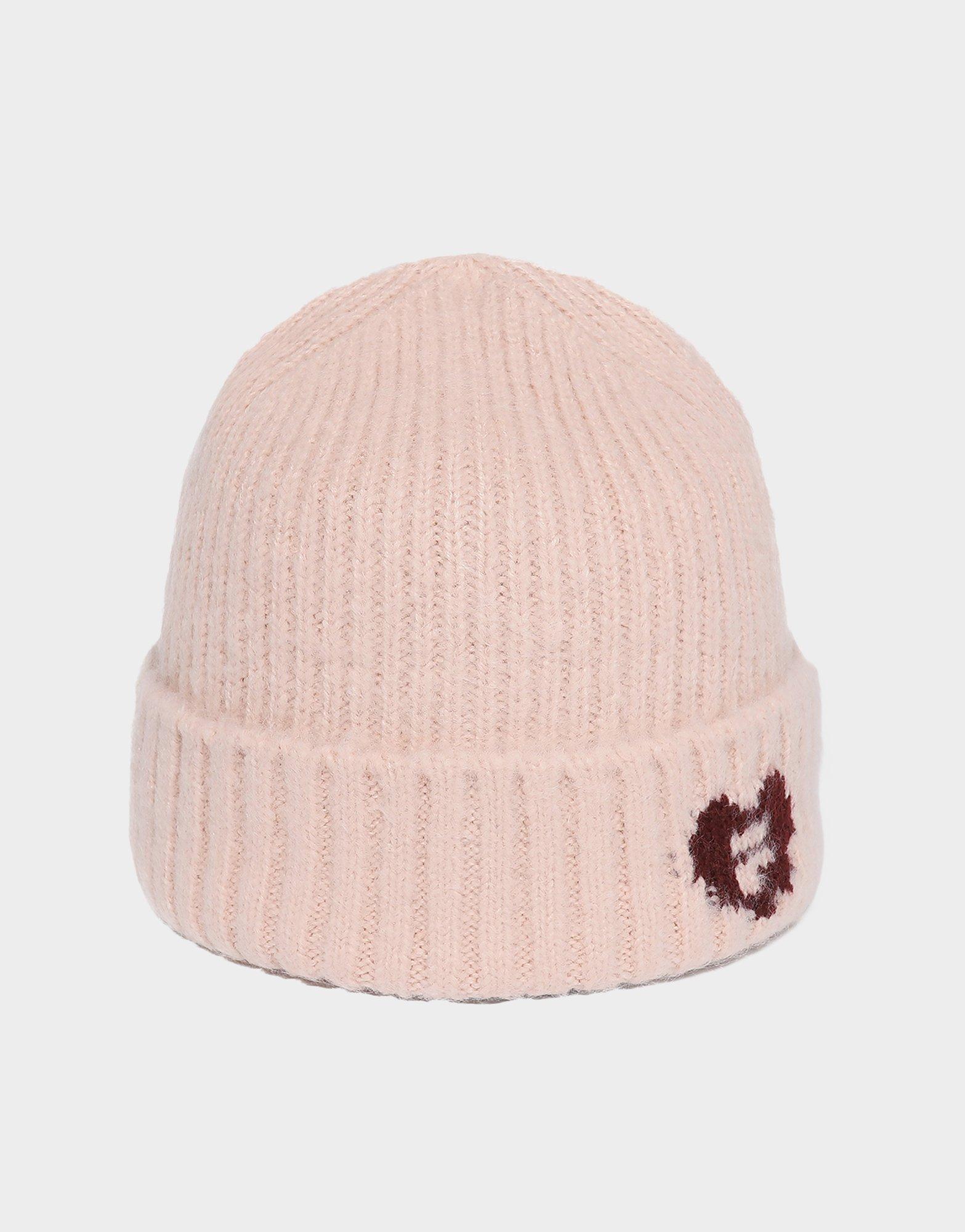 Pink Fila Hairy Heart Beanie - JD Sports Malaysia