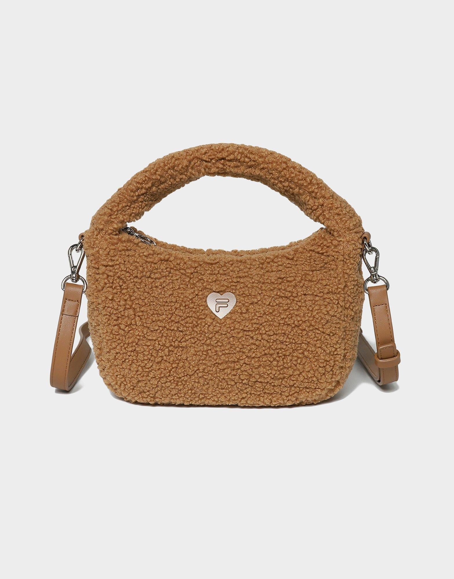 Fleece Round Mini Tote Bag