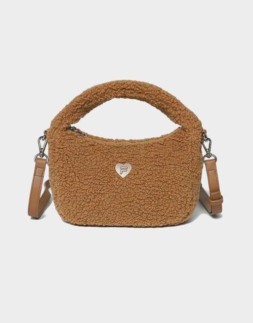 Fleece Round Mini Tote Bag