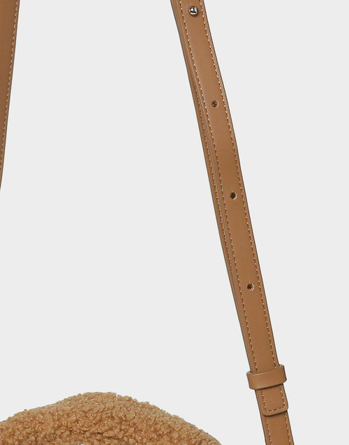Fleece Round Mini Tote Bag