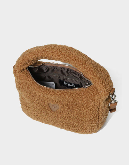 Fleece Round Mini Tote Bag