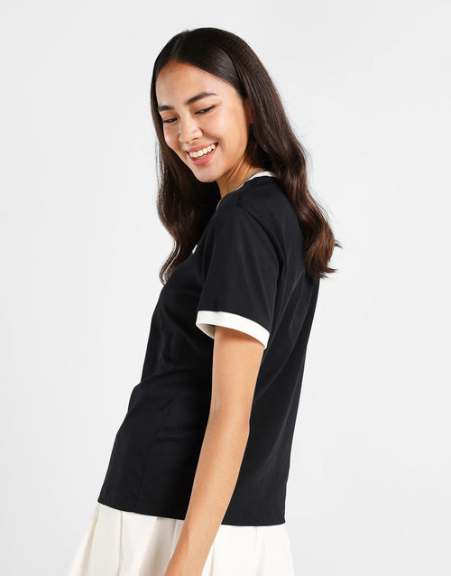 Basic Linear Ringer T-Shirt
