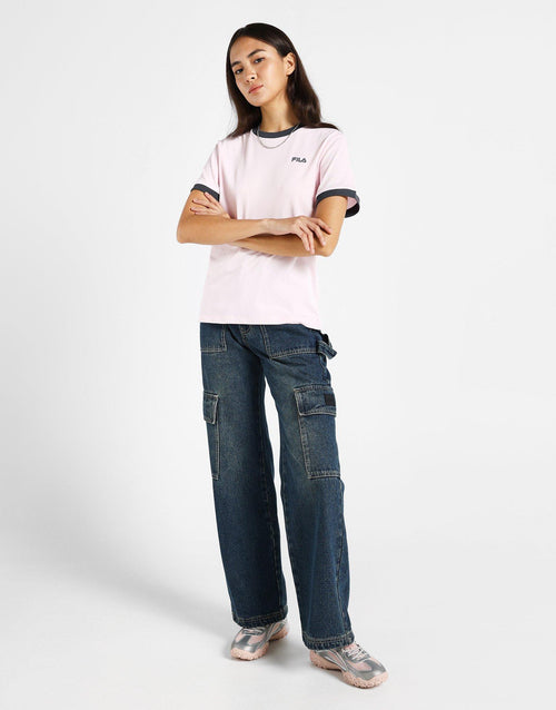 Basic Linear Ringer T-Shirt