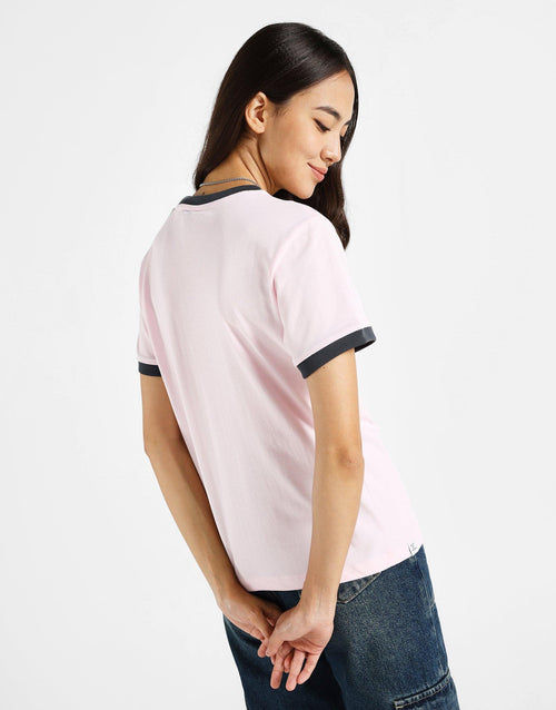 Basic Linear Ringer T-Shirt