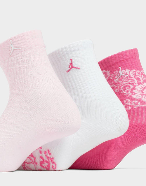 Floral Lace Socks 3 Pairs Junior's