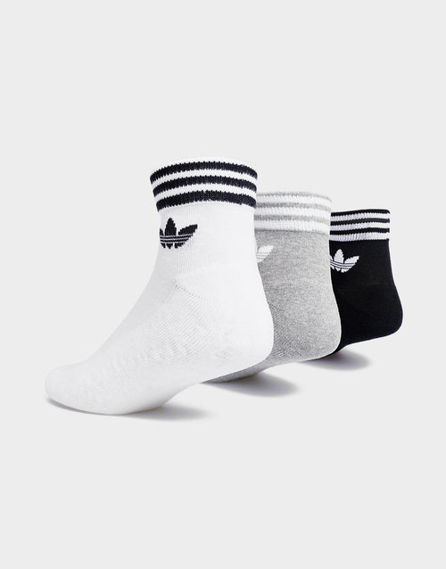 Trefoil Ankle Socks 3 Pairs