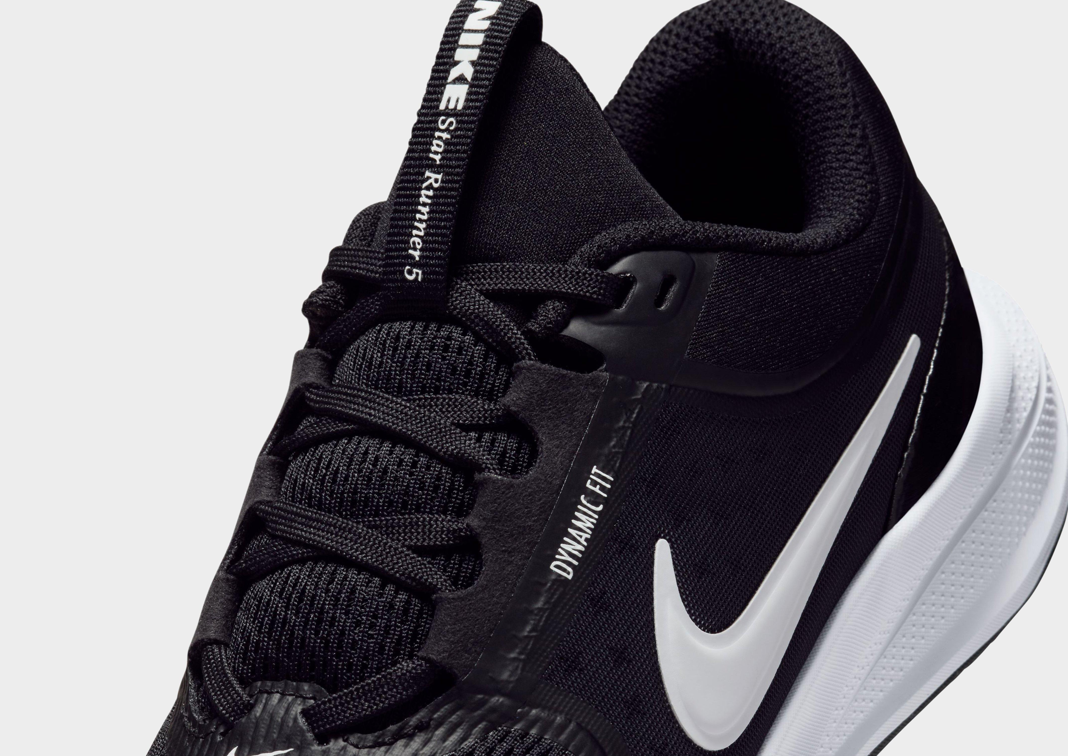 nike star runner black junior