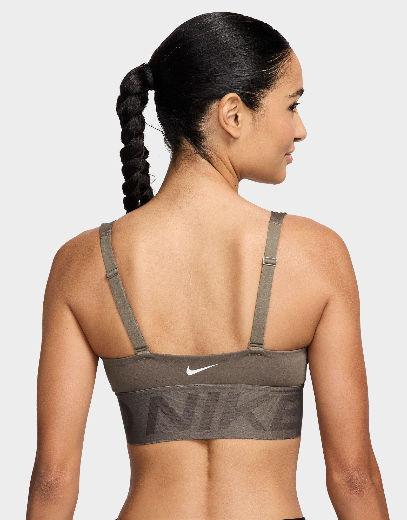 brown nike sports bra