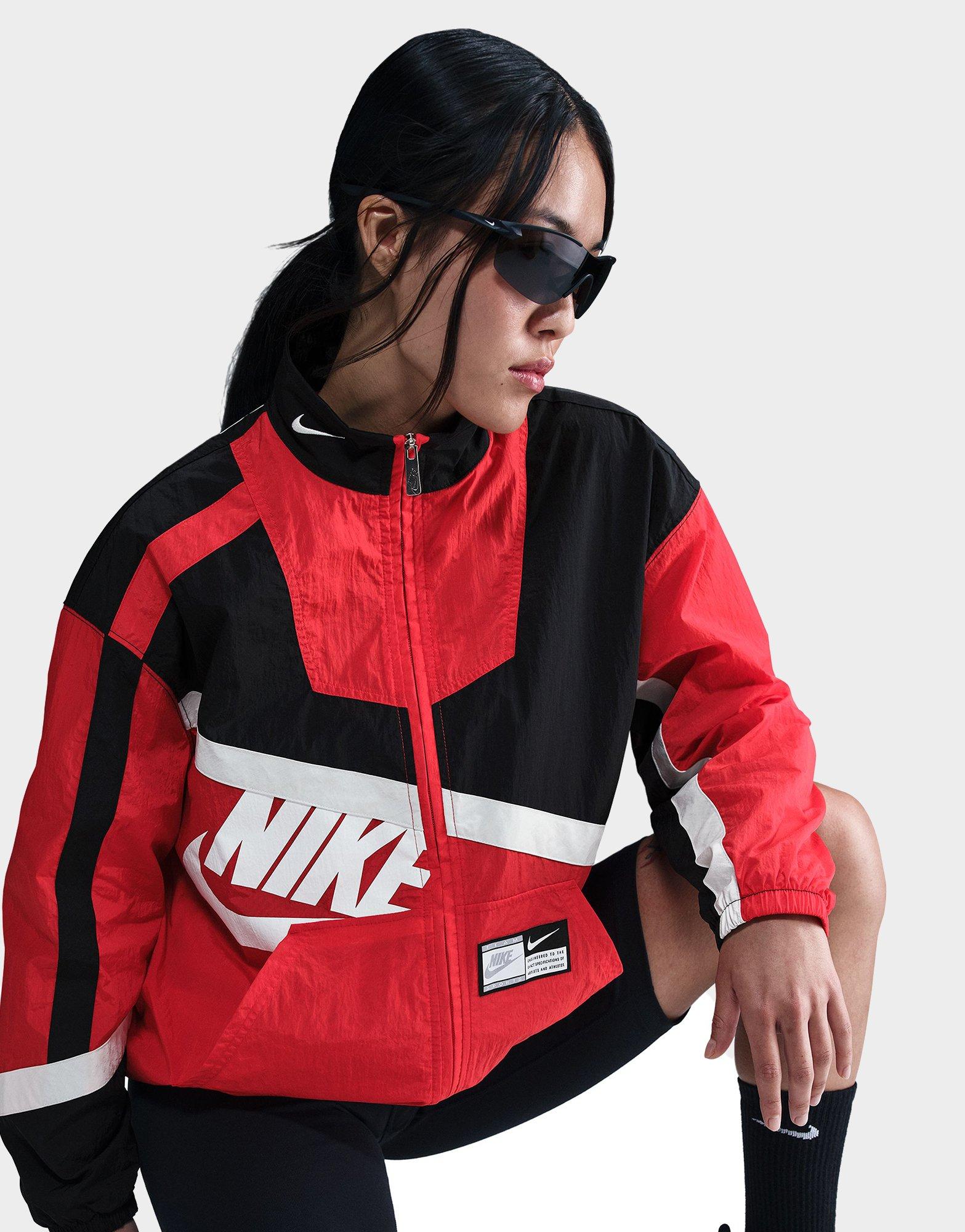 nike jacket women red