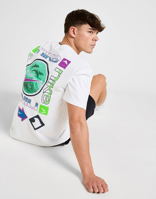 Dolphin Back Graphic T-Shirt