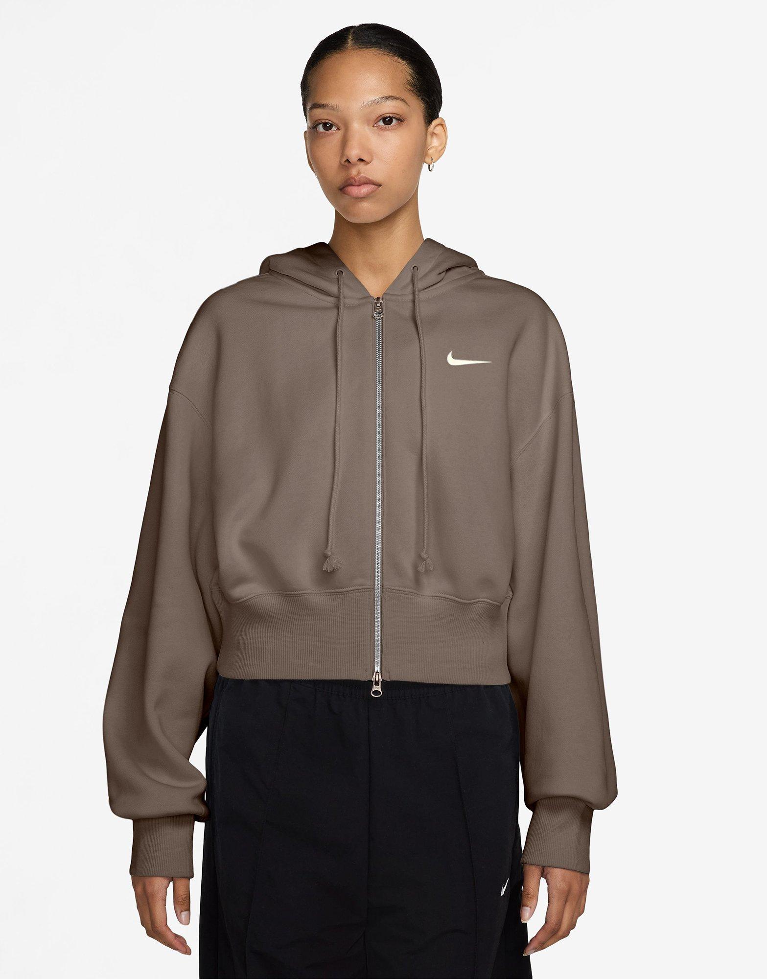 nike sportswear cropped hoodie