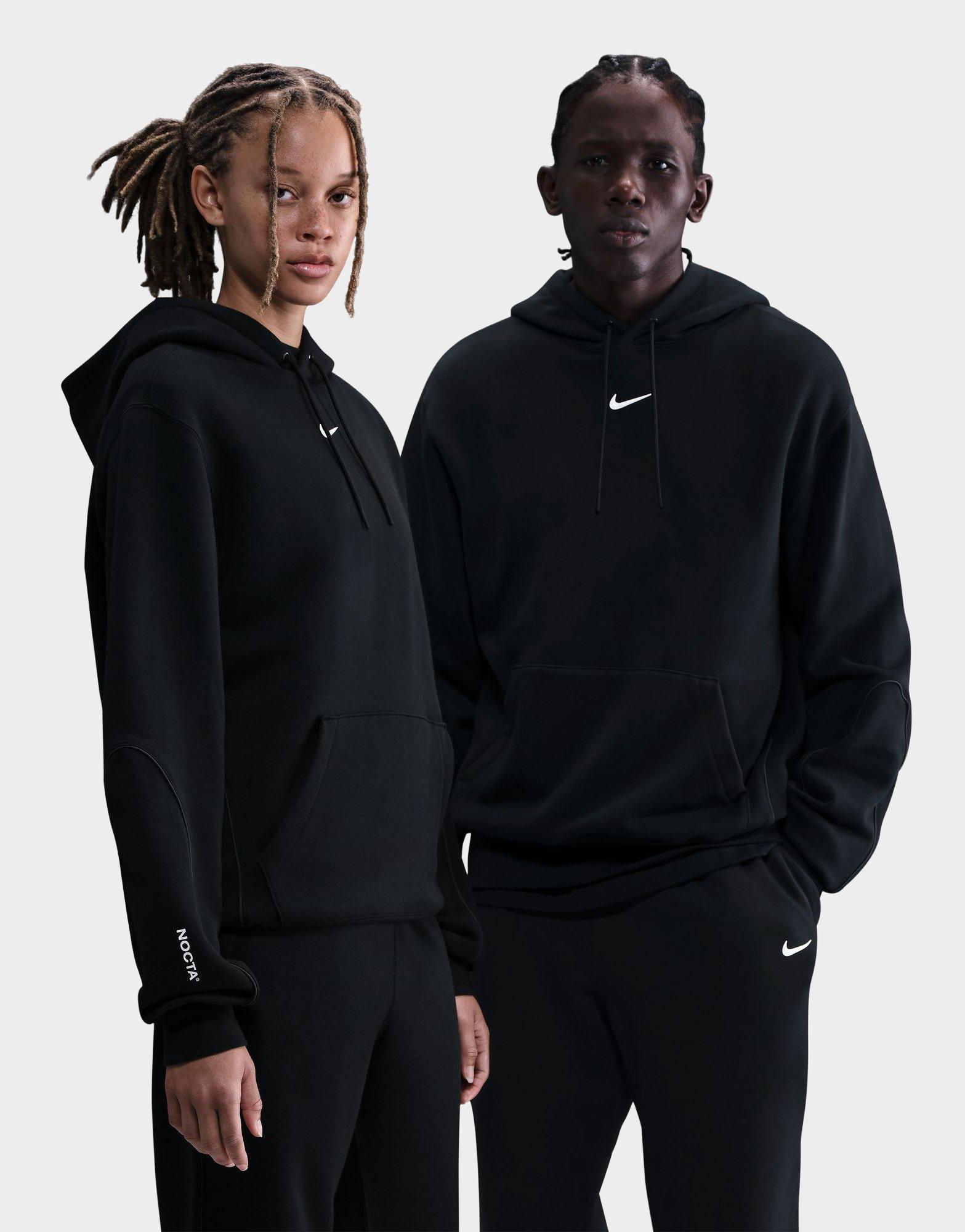 Black Nike NOCTA Fleece CS Hoodie (Unisex) - JD Sports Malaysia