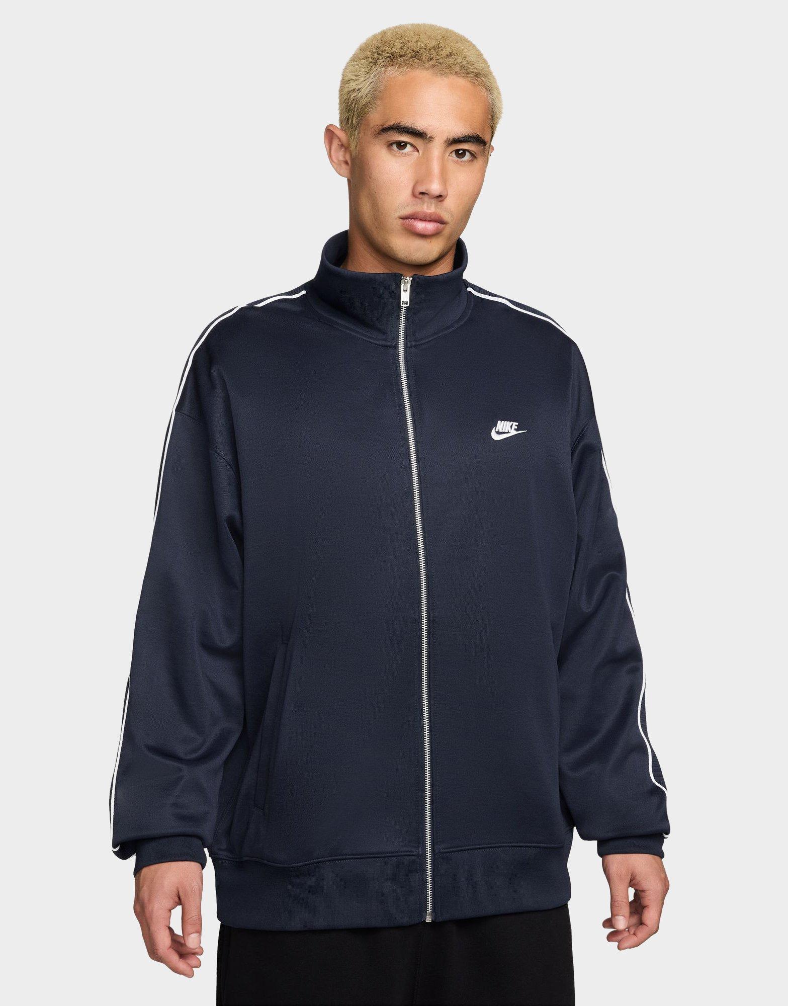 Oversized Knit Track Jacket