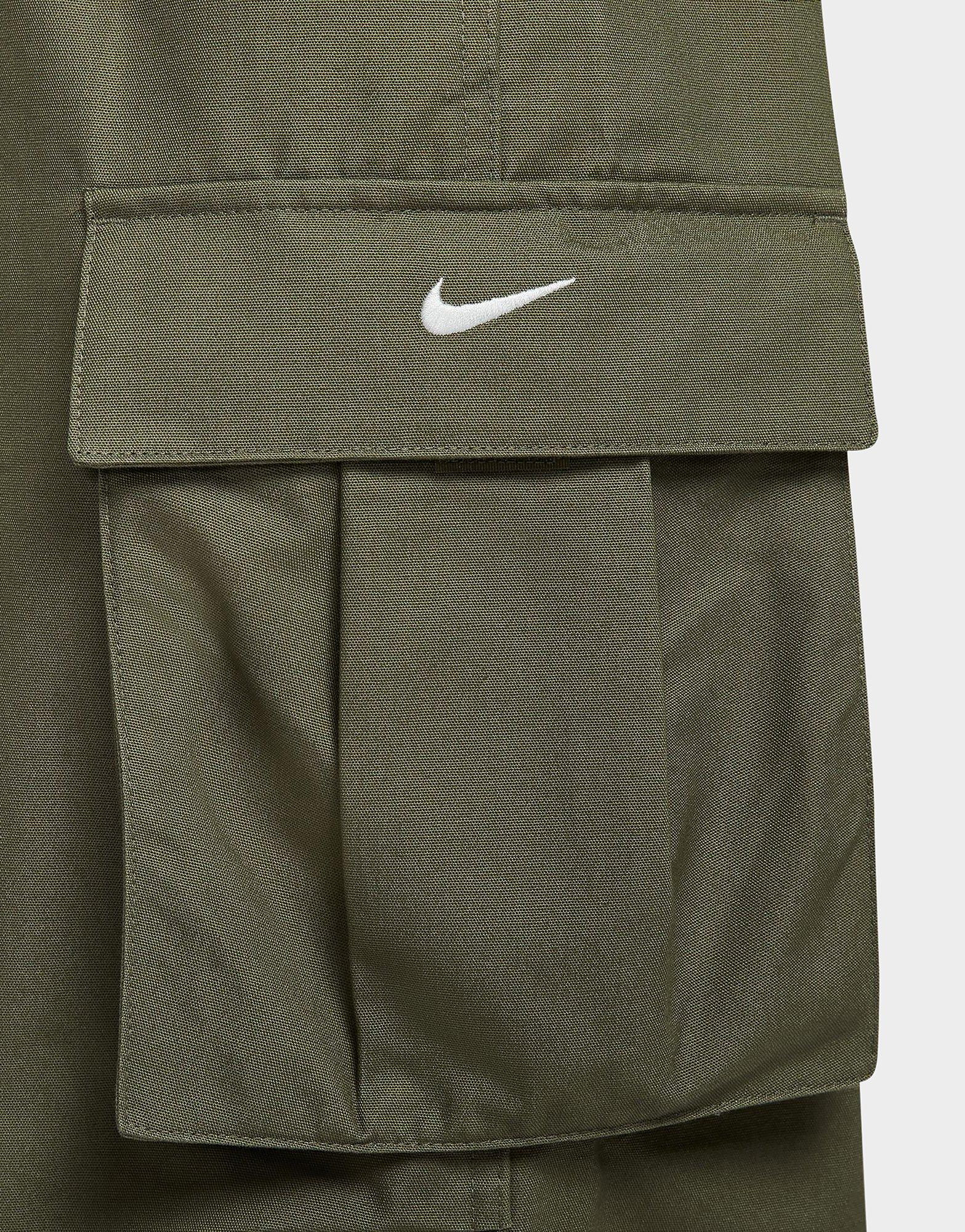 nike woven cargo pants green