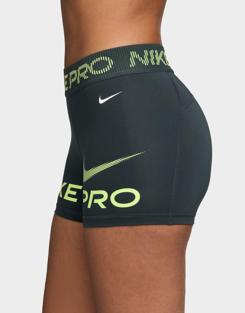 Pro Mid-Rise 3" Biker Shorts