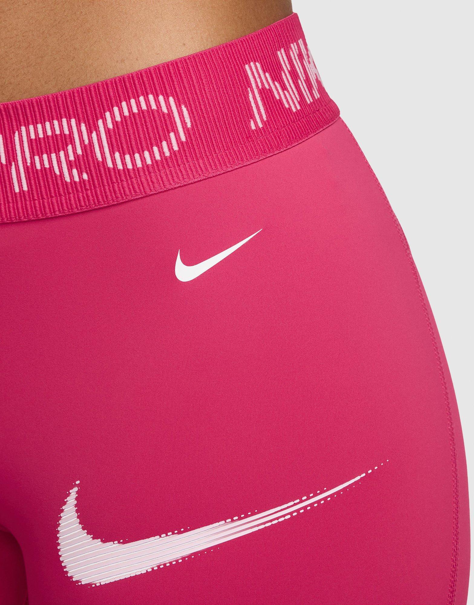 hot pink nike biker shorts