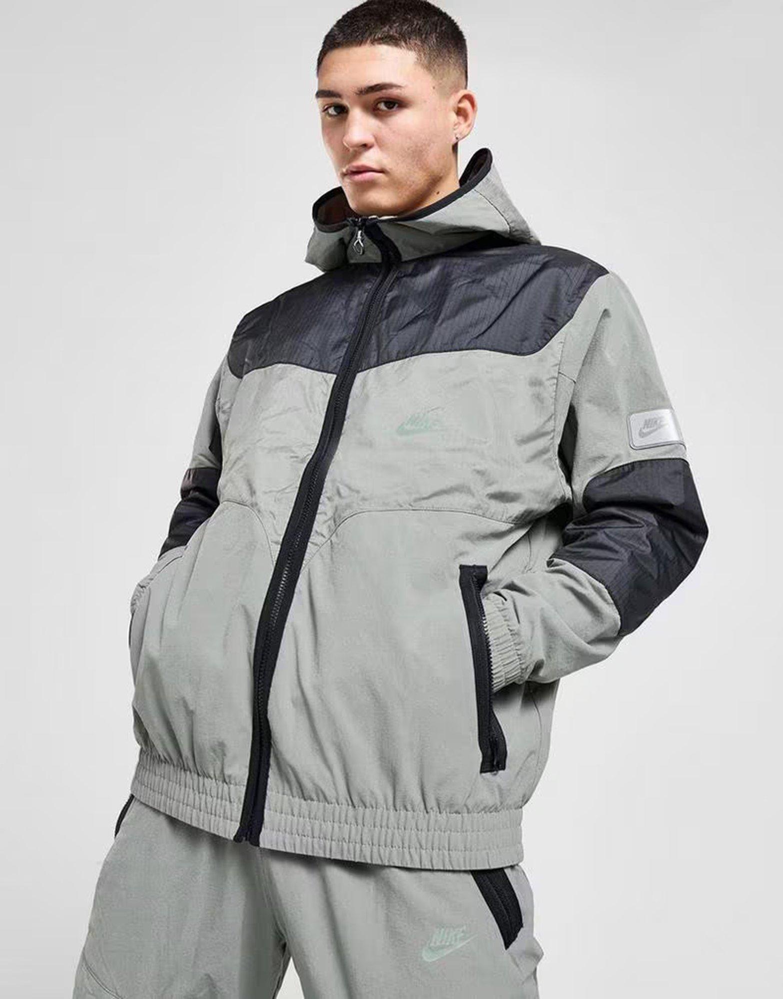 red black white nike jacket