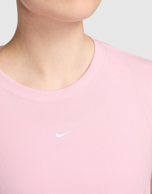 Sportswear Tight Ribbed Short-Sleeve T-Shirt