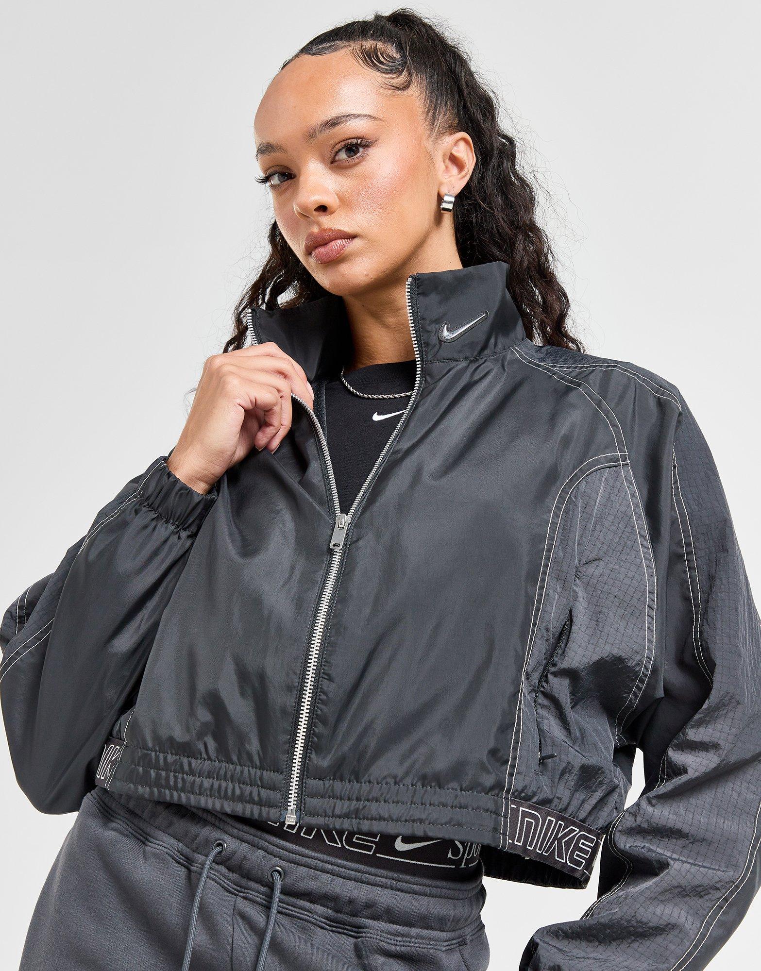 nike women's swoosh woven jacket
