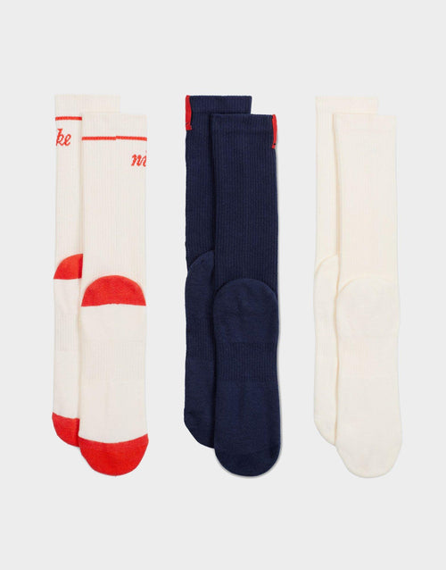 Everyday Plus Cushioned Crew Socks (3 Pairs)