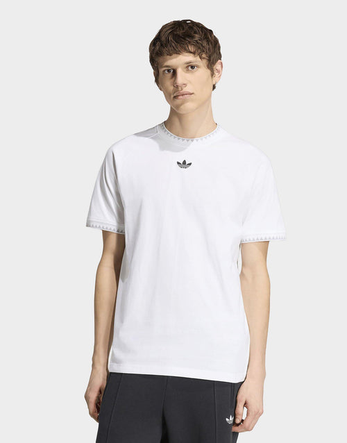 Chest Stripes Engineered Collar T-Shirt