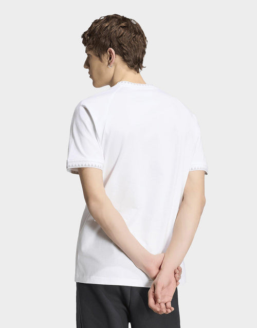 Chest Stripes Engineered Collar T-Shirt