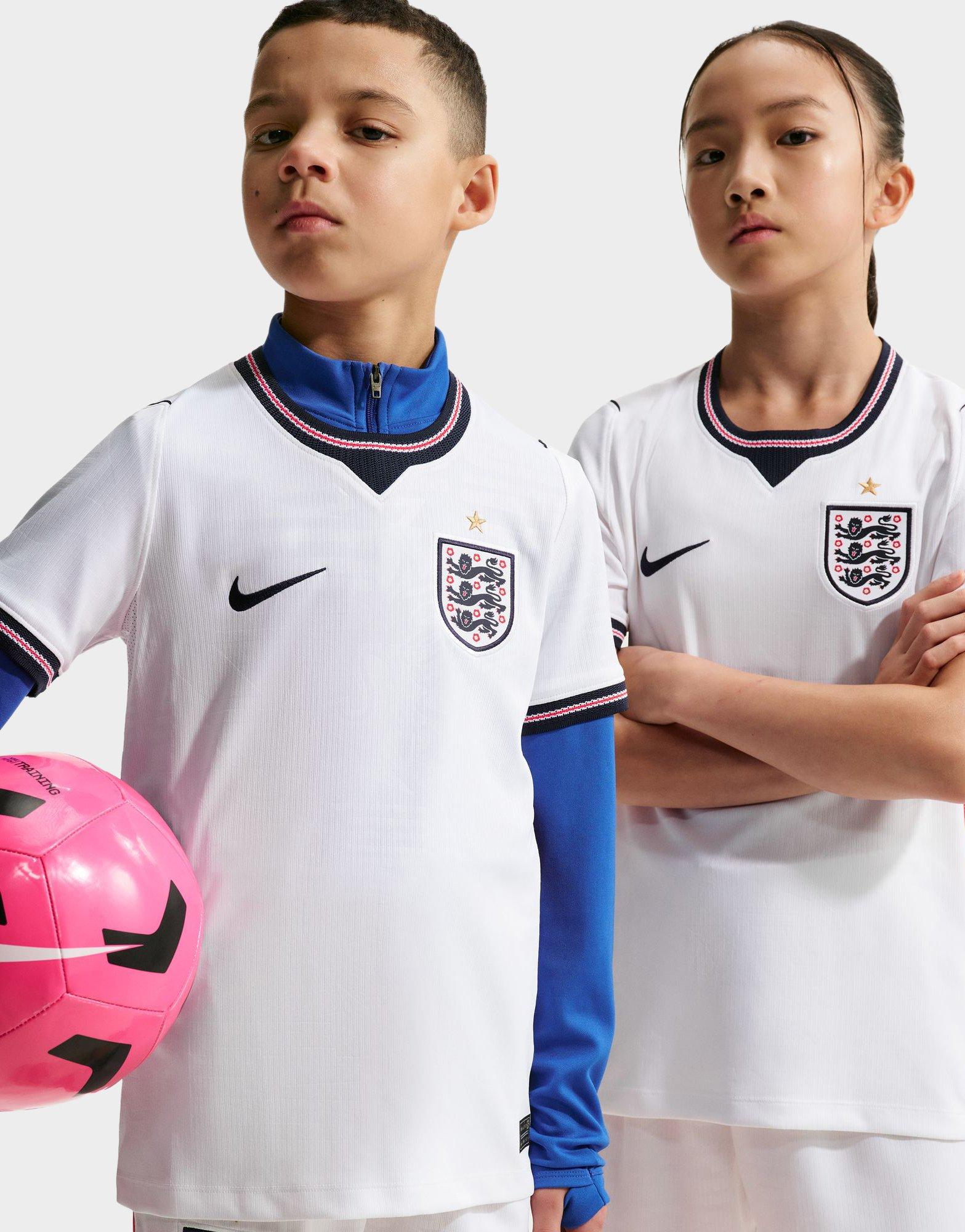 England 2026 Stadium Home Dri-FIT Soccer Replica Jersey Junior's