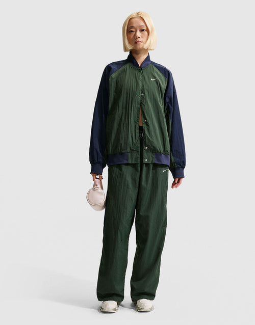 Sportswear Loose High-Waisted Parachute Pants