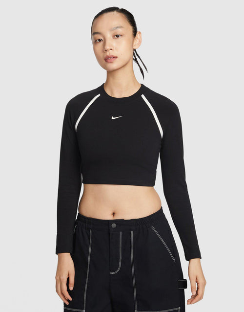 Sportswear Tight Long-Sleeve Cropped Top
