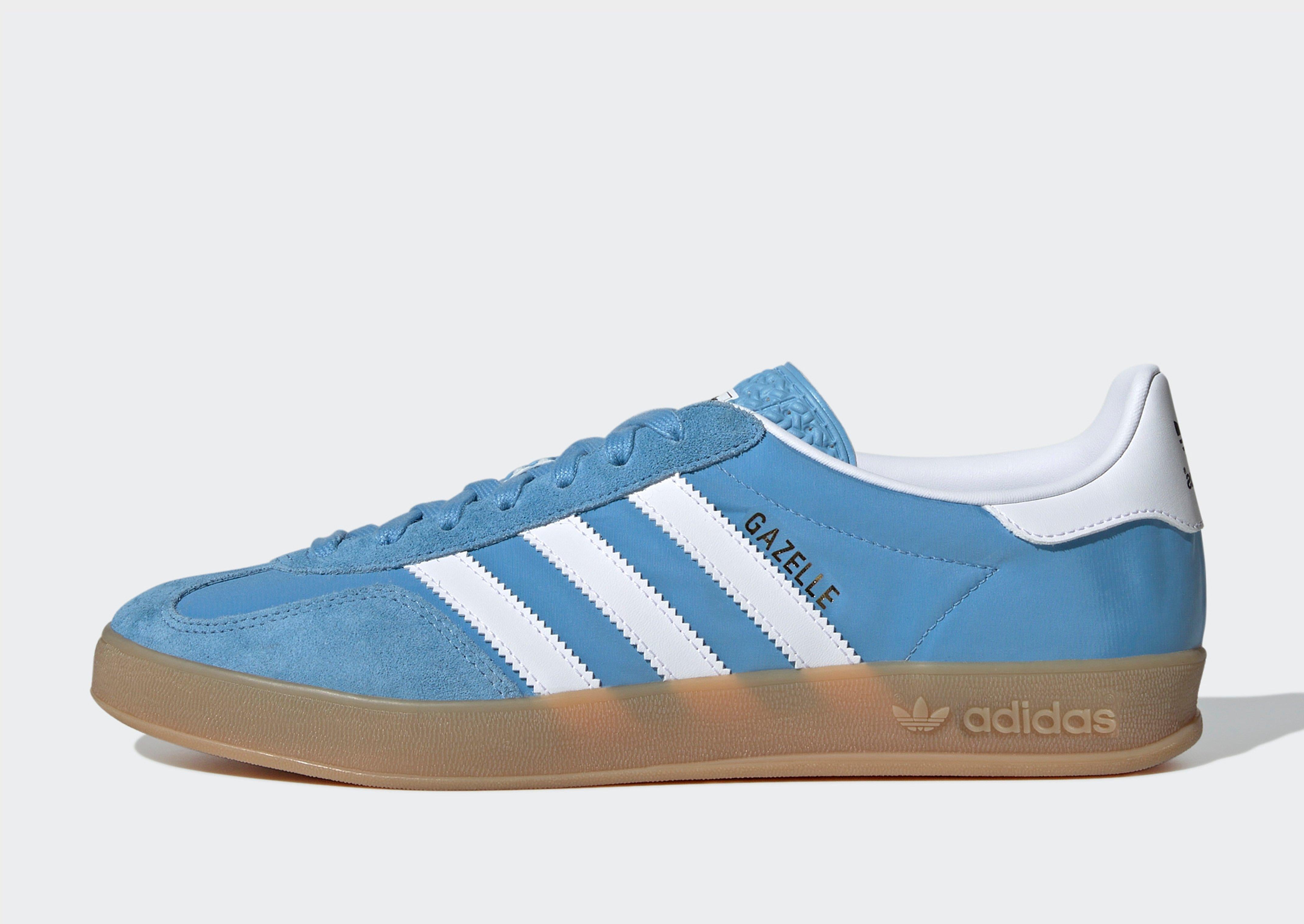 adidas gazelle silver green womens Blue adidas Gazelle Indoor main image 1