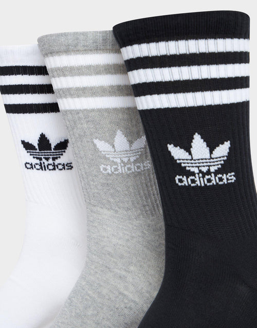 Mid Cut Crew Socks (3 Pairs)
